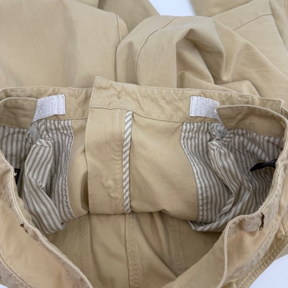 Tommy Bahama Pants Men 34 Beige Silk Blend Relax Resortwear Straight Leg - Picture 7 of 15